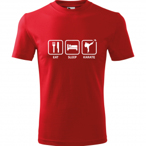 Koszulka męska "Eat sleep karate"